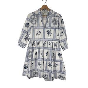Calypso St Barth Coastal Motif Dress Small